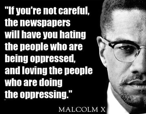 stand with the oppressed ....